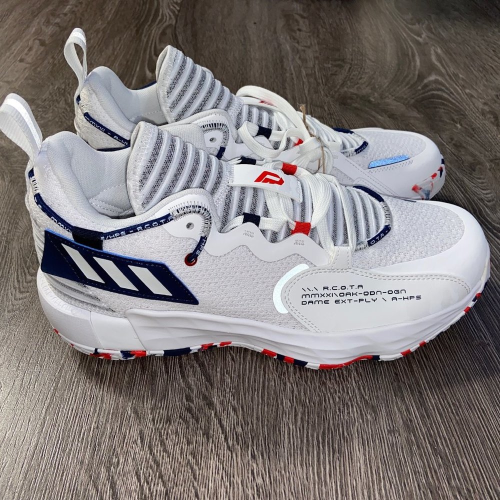 Adidas Dame 7 EXTPLY GCA USA Damian Lillard Basketball Shoes Men GW2946 NEW